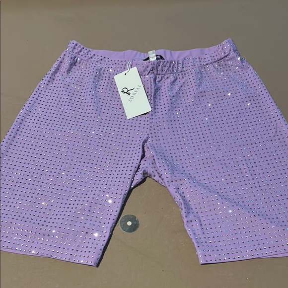 Purple Rhinestone Women's Intimate Set - Picture 2 of 8